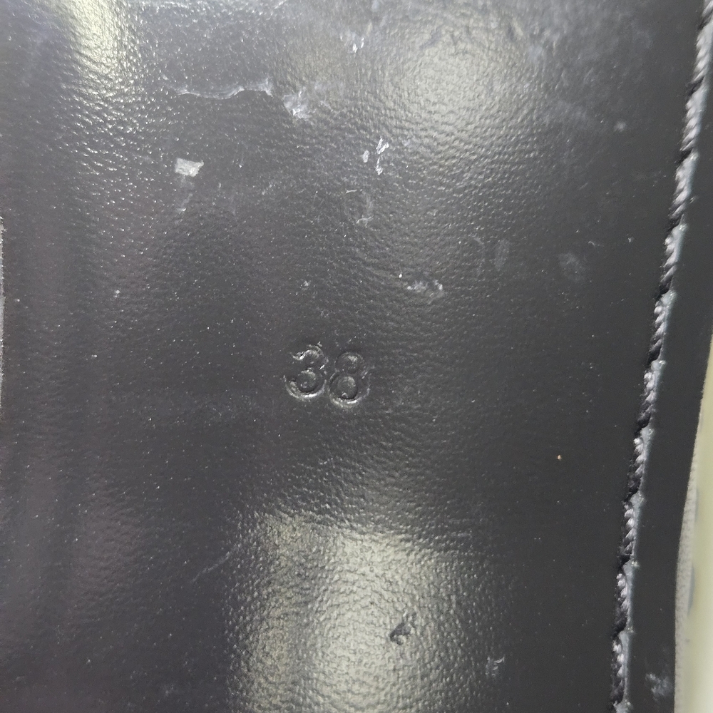 COS Womens Crossover Leather‎ Sandal Size 7.5 Black Slides Minimalist Staple - Picture 9 of 11